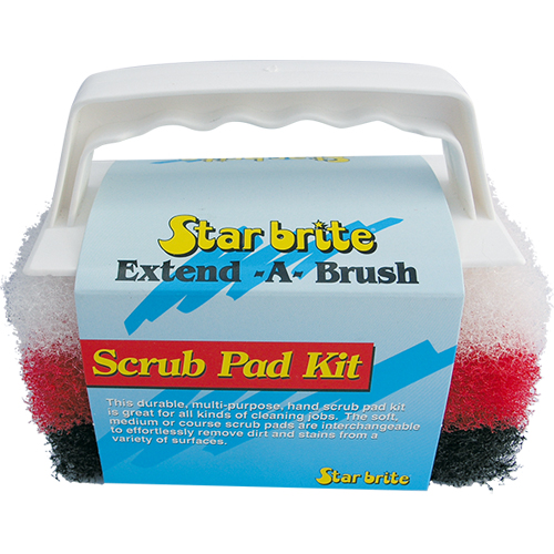 Starbrite scrub pad kit