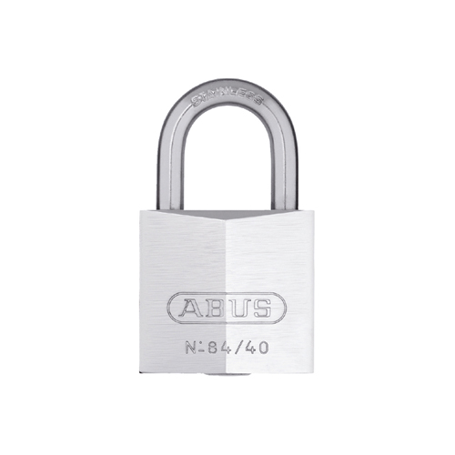 Abus Hangslot met verchroomde messing kast en rvs beugel hoog 40mm