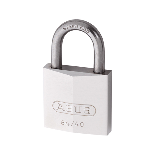 Abus Hangslot met verchroomde messing kast en rvs beugel hoog 40mm