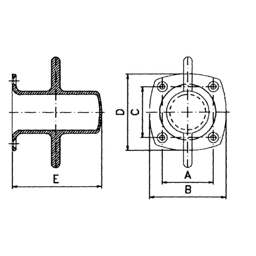 Talamex RVS bolder 105mm