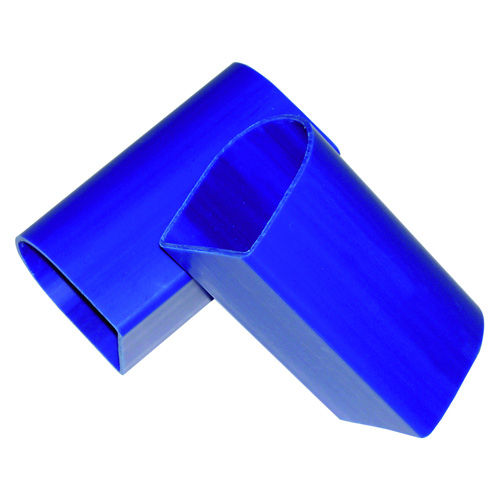 Dockedge connectors steigerstootrand p-profiel blauw 2 stuks