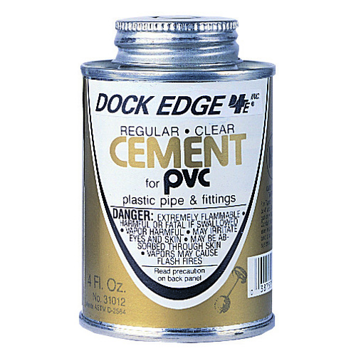 Dockedge PVC-lijmset 125ml voor steigerstootranden