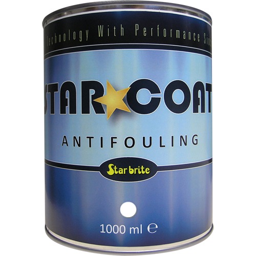 Starbrite star*coat langzaam zelfslijpende antifouling wit 1000 ml