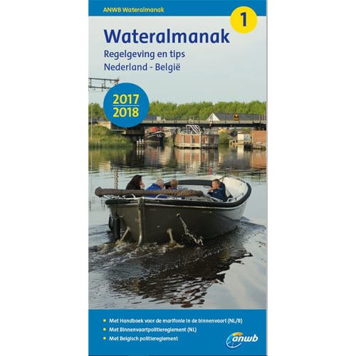 ANWB Wateralmanak deel 1  Nederland-Belgie 2017-2018