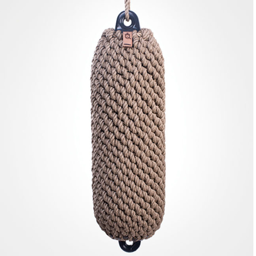 Nautiqo fender en fenderhoes gevlochten polyester manilla 2 46 x 13cm