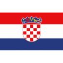 Talamex Kroatische vlag 20x30