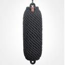 Nautiqo fender en fenderhoes gevlochten polyester zwart 4 63 x 18cm