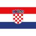 Kroatische vlag 20x30